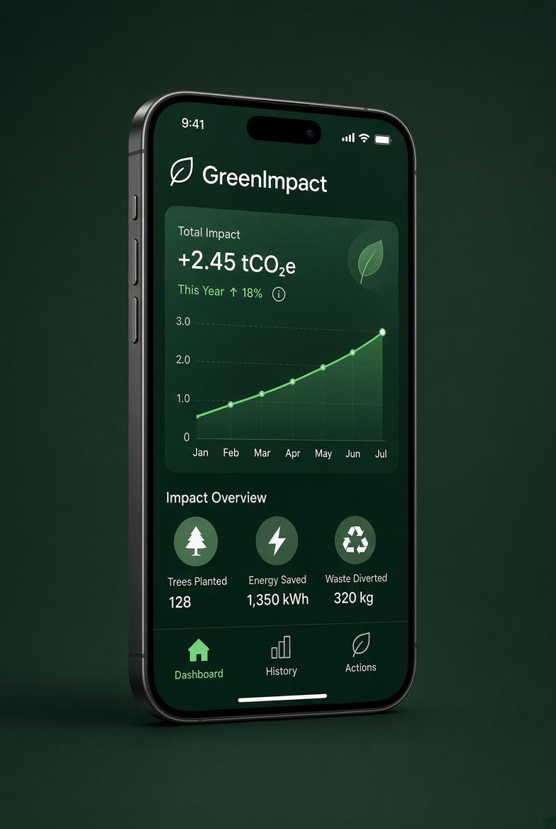 GreenImpact in the Driver app